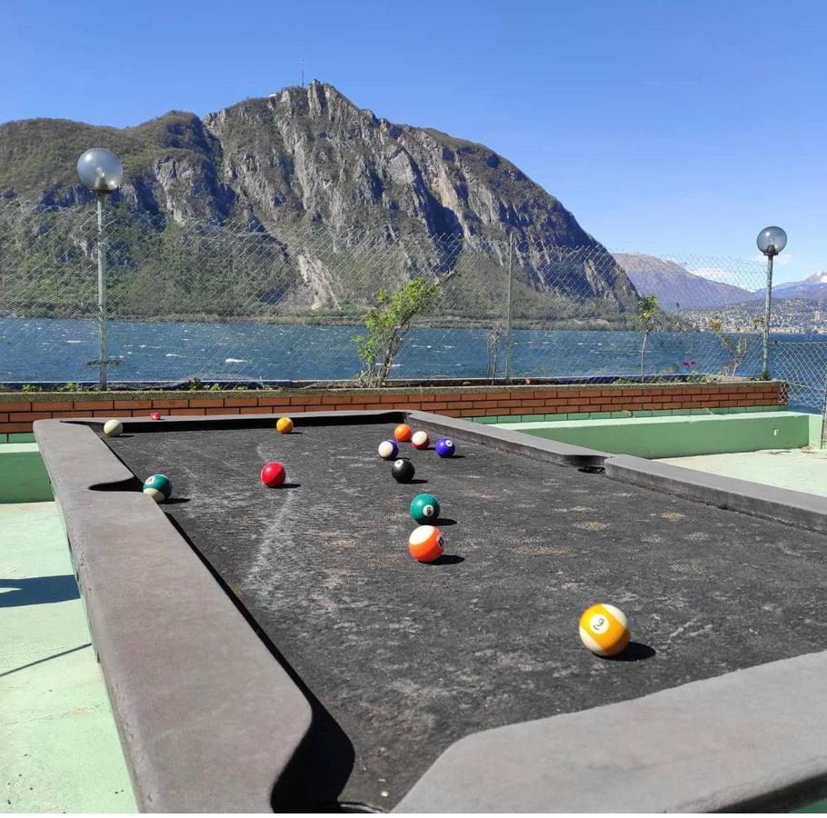 Apartament Holiday On The Lake Lugano 2 Bissone Zewnętrze zdjęcie